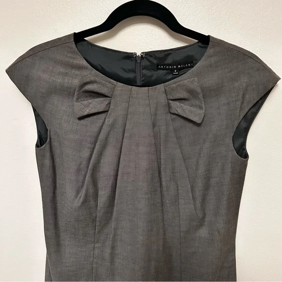 Antonio Melani gray sheath dress - Picture 1 of 4